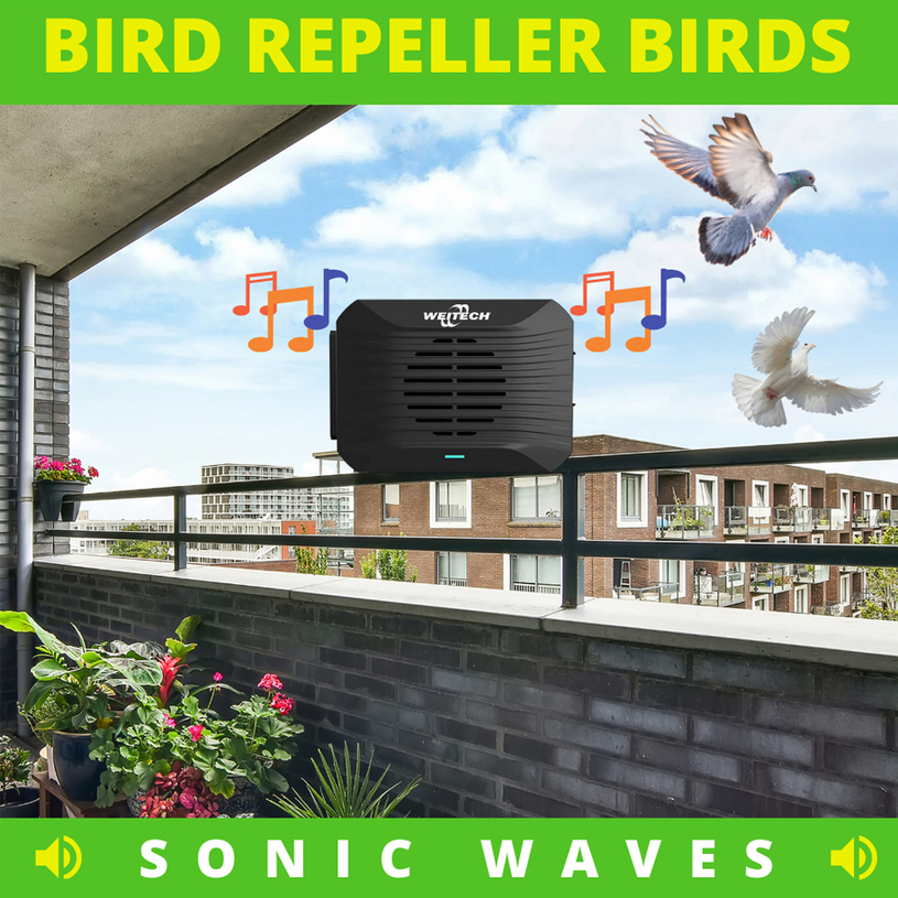 УРЕД ЗА ЗАЩИТА ОТ ГЪЛЪБИ WEITECH IP44 УРЕД ЗА ЗАЩИТА ОТ ГЪЛЪБИ WEITECH IP44