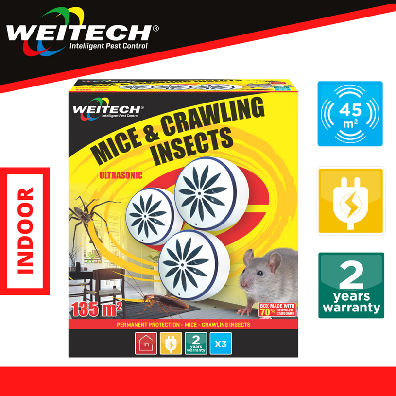 УЛТРАЗВУКОВ УРЕД ЗА ГРИЗАЧИ WEITECH 3БР УЛТРАЗВУКОВ УРЕД ЗА ГРИЗАЧИ WEITECH 3БР