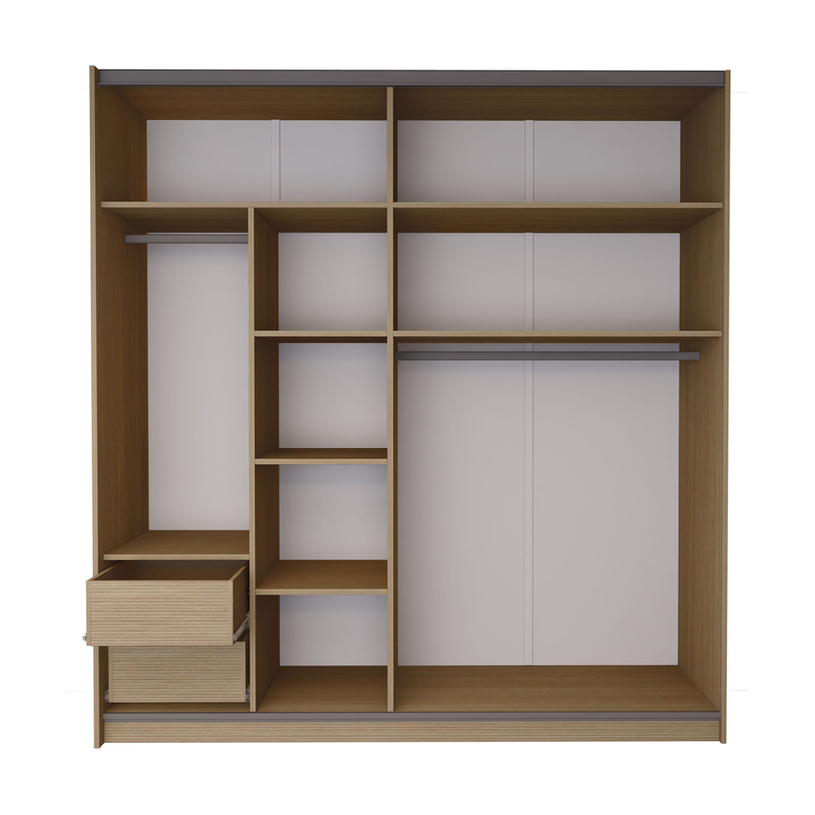 ГАРДЕРОБ ZURICH 200X214X57 CM ГАРДЕРОБ ZURICH 200X214X57 CM