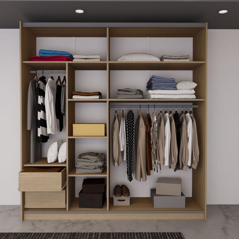 ГАРДЕРОБ ZURICH 200X214X57 CM ГАРДЕРОБ ZURICH 200X214X57 CM