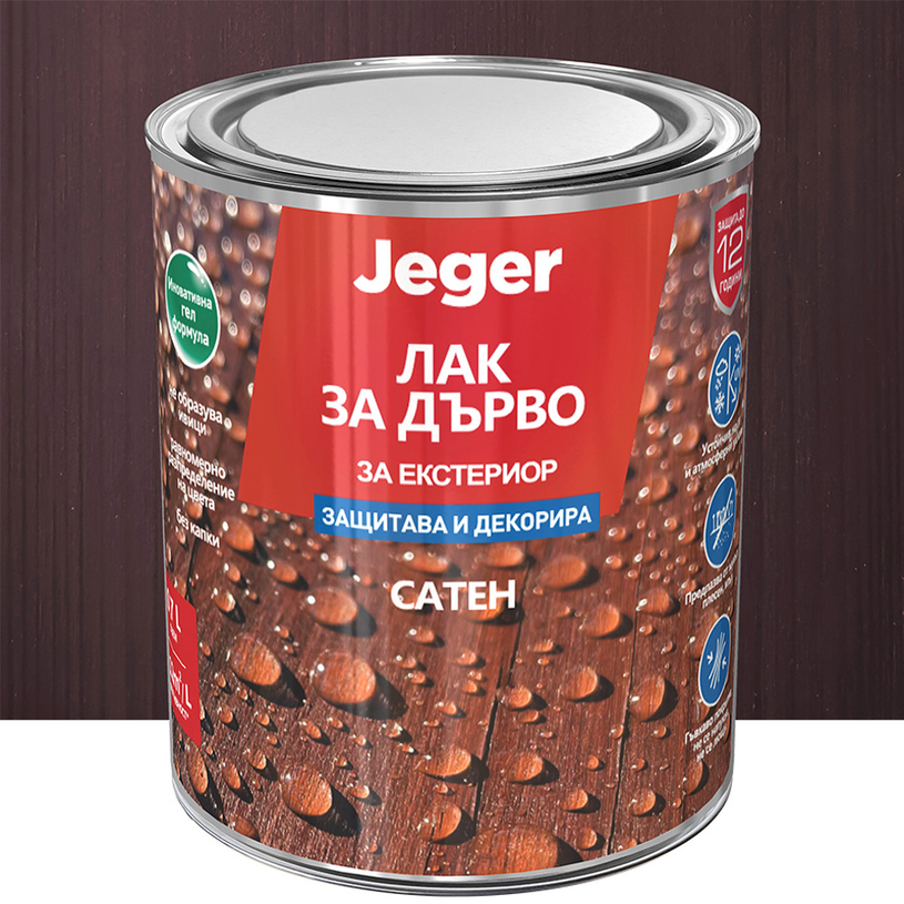 JEGER ЛАК ЗА ДЪРВО ПАЛИСАНДЪР 0.7 L JEGER ЛАК ЗА ДЪРВО ПАЛИСАНДЪР 0.7 L