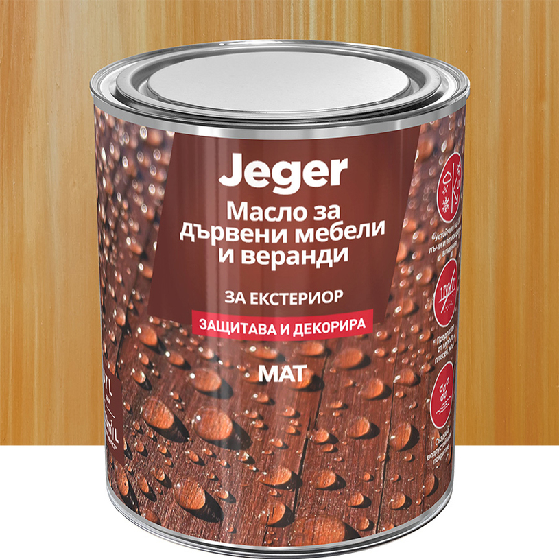 JEGER МАСЛО ЗА ДЪРВО БОР 0.7 L JEGER МАСЛО ЗА ДЪРВО БОР 0.7 L