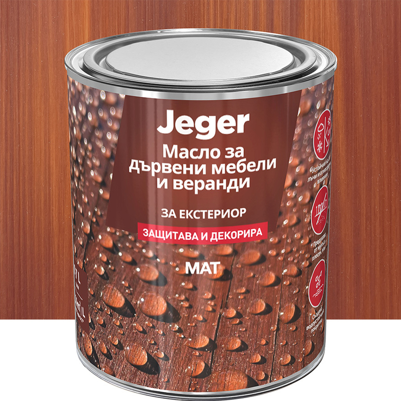 JEGER МАСЛО ЗА ДЪРВО ТИК 0.7 L JEGER МАСЛО ЗА ДЪРВО ТИК 0.7 L