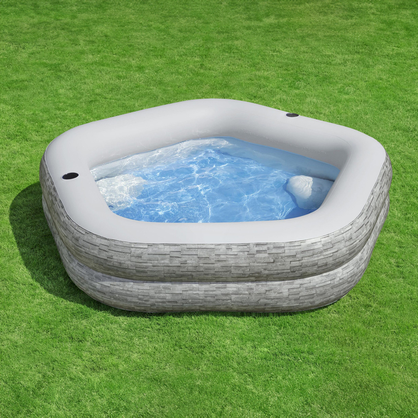 БАСЕЙН 213x206x53 BESTW 54423 Stone Pool БАСЕЙН 213x206x53 BESTW 54423 Stone Pool