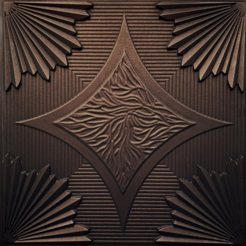 PVC ПАНО ЗА ТАВАН 6014-AB БРОНЗ PVC ПАНО ЗА ТАВАН 6014-AB БРОНЗ