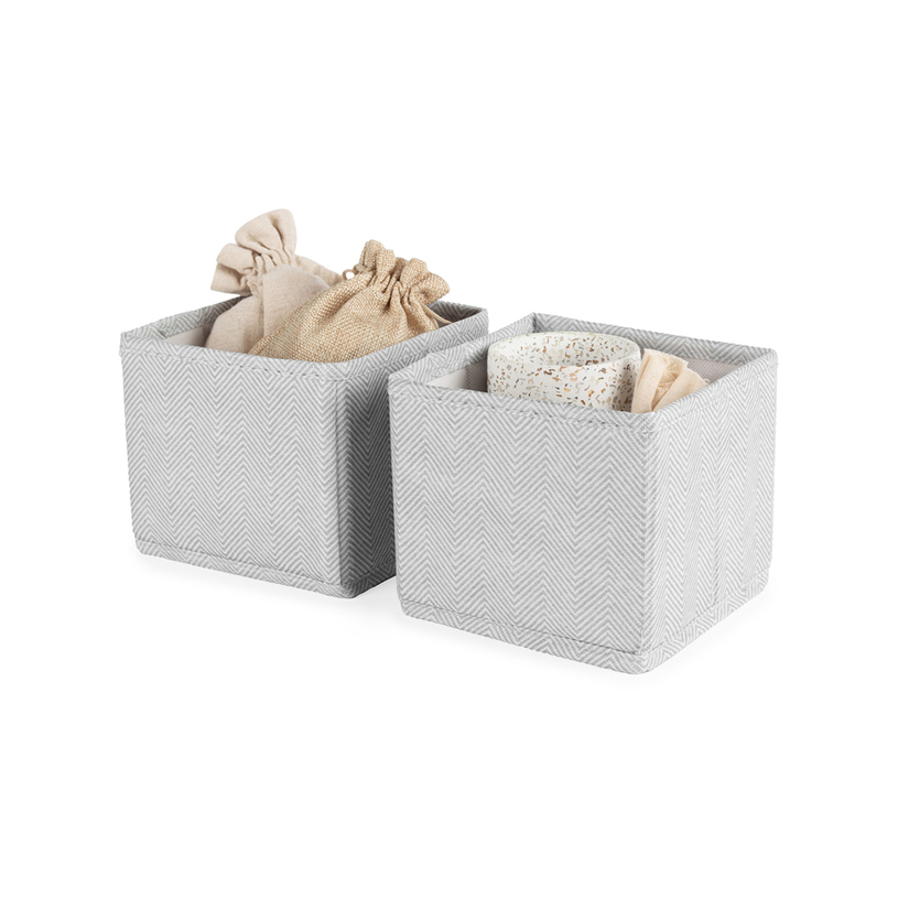 ТЕКСТИЛНИ КУТИИ 2 БР 14Х14Х12 СМ BOSTON ТЕКСТИЛНИ КУТИИ 2 БР 14Х14Х12 СМ BOSTON