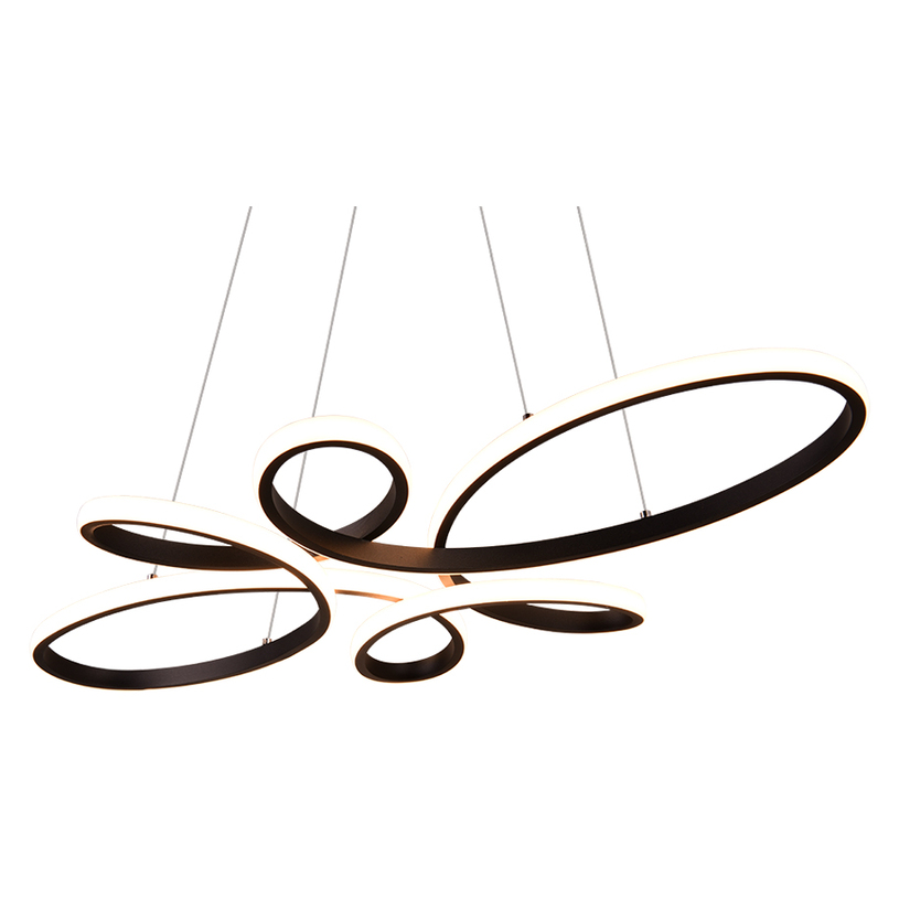 LED ПЕНДЕЛ FLY 32W 3900LM 3K ЧЕРЕН TRIO LED ПЕНДЕЛ FLY 32W 3900LM 3K ЧЕРЕН TRIO