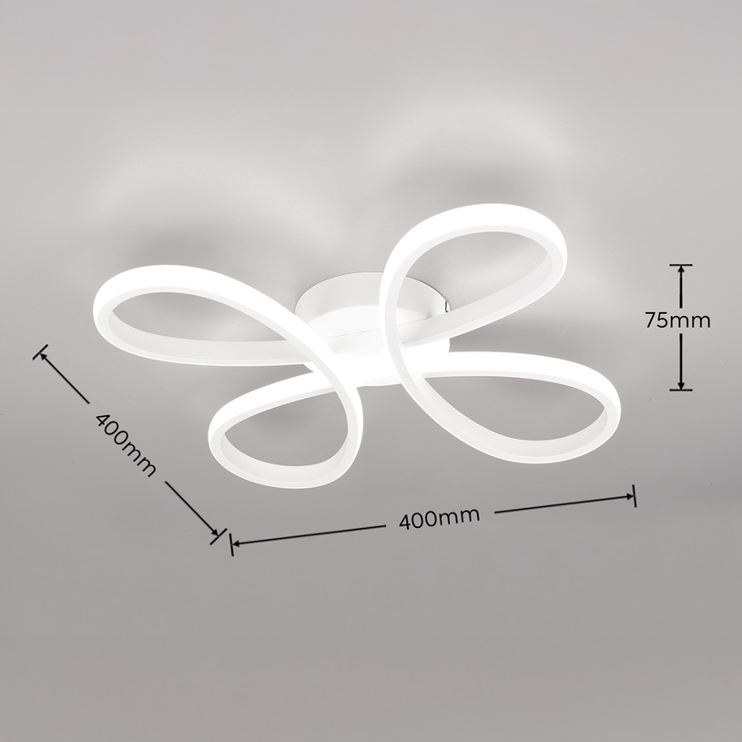 LED ПЛАФОН FLY 22W 2600LM 4K БЯЛ TRIO LED ПЛАФОН FLY 22W 2600LM 4K БЯЛ TRIO