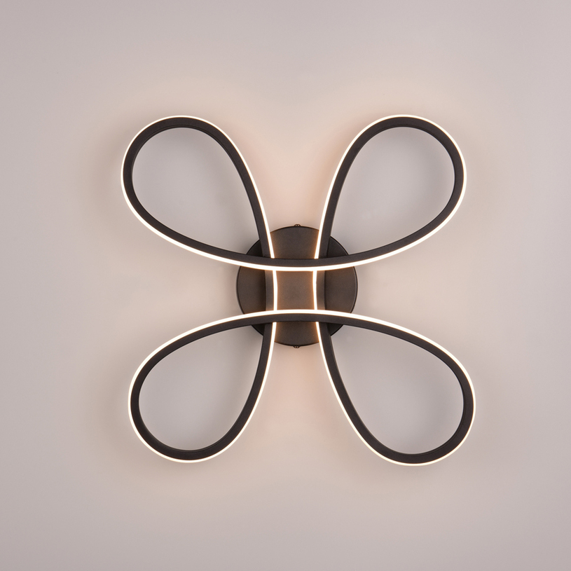 LED ПЛАФОН FLY 22W 2600LM 3K ЧЕРЕН TRIO LED ПЛАФОН FLY 22W 2600LM 3K ЧЕРЕН TRIO