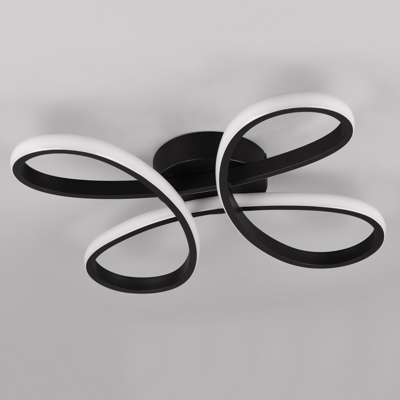 LED ПЛАФОН FLY 22W 2600LM 3K ЧЕРЕН TRIO LED ПЛАФОН FLY 22W 2600LM 3K ЧЕРЕН TRIO