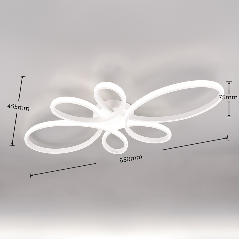 LED ПЛАФОН FLY 32W 3900LM 4K БЯЛ TRIO LED ПЛАФОН FLY 32W 3900LM 4K БЯЛ TRIO