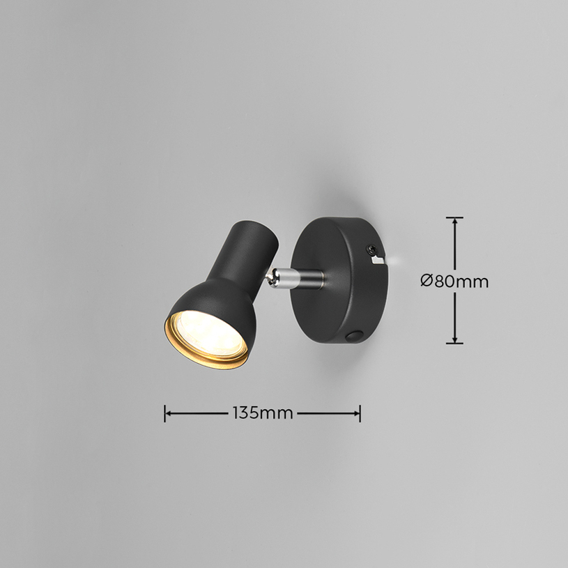 СПОТ CANTAR 1XGU10 ЧЕРЕН RL СПОТ CANTAR 1XGU10 ЧЕРЕН RL