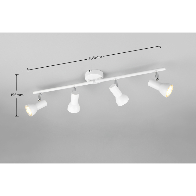 СПОТ CANTAR 4XGU10 БЯЛ RL СПОТ CANTAR 4XGU10 БЯЛ RL