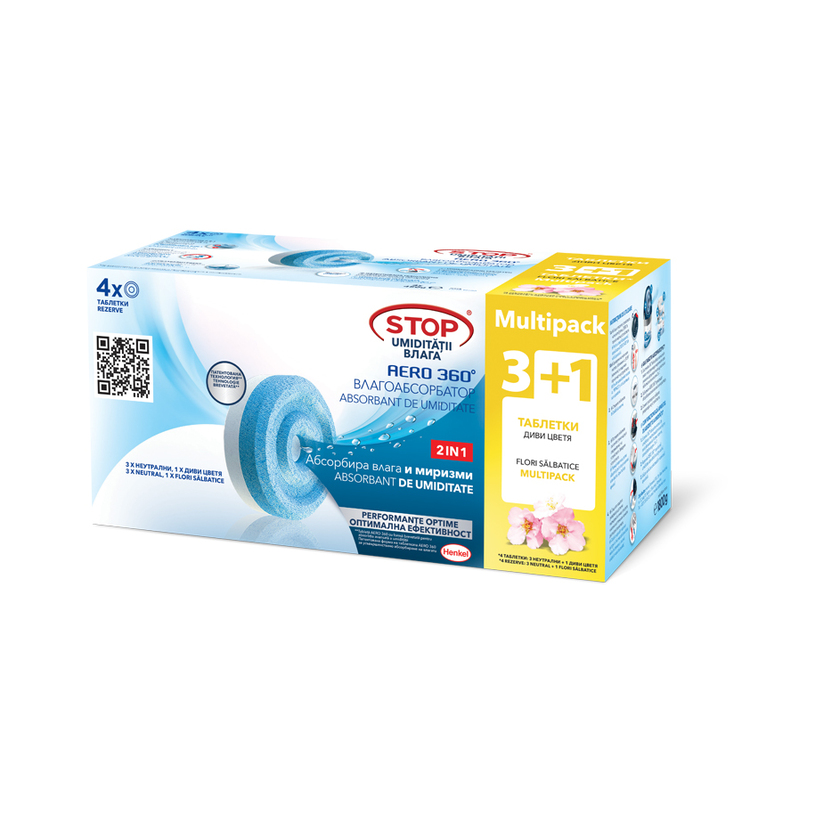 STOP ВЛАГА ТАБЛЕТКИ 3 +1 Д.ЦВЕТЯ X 450 G STOP ВЛАГА ТАБЛЕТКИ 3 +1 Д.ЦВЕТЯ X 450 G