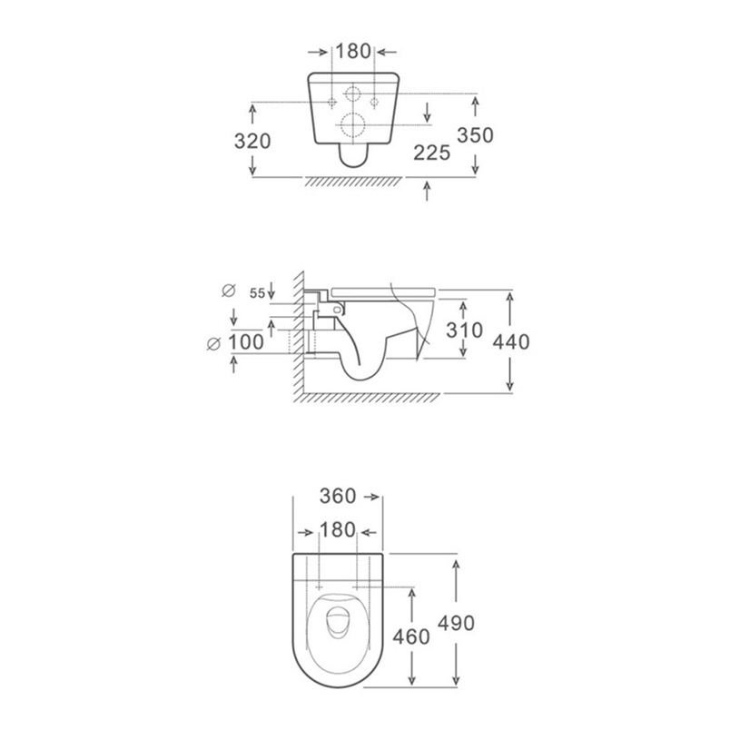 СТЕННА ТОАЛЕТНА ЧИНИЯ 4937 TORNADO BIDET СТЕННА ТОАЛЕТНА ЧИНИЯ 4937 TORNADO BIDET