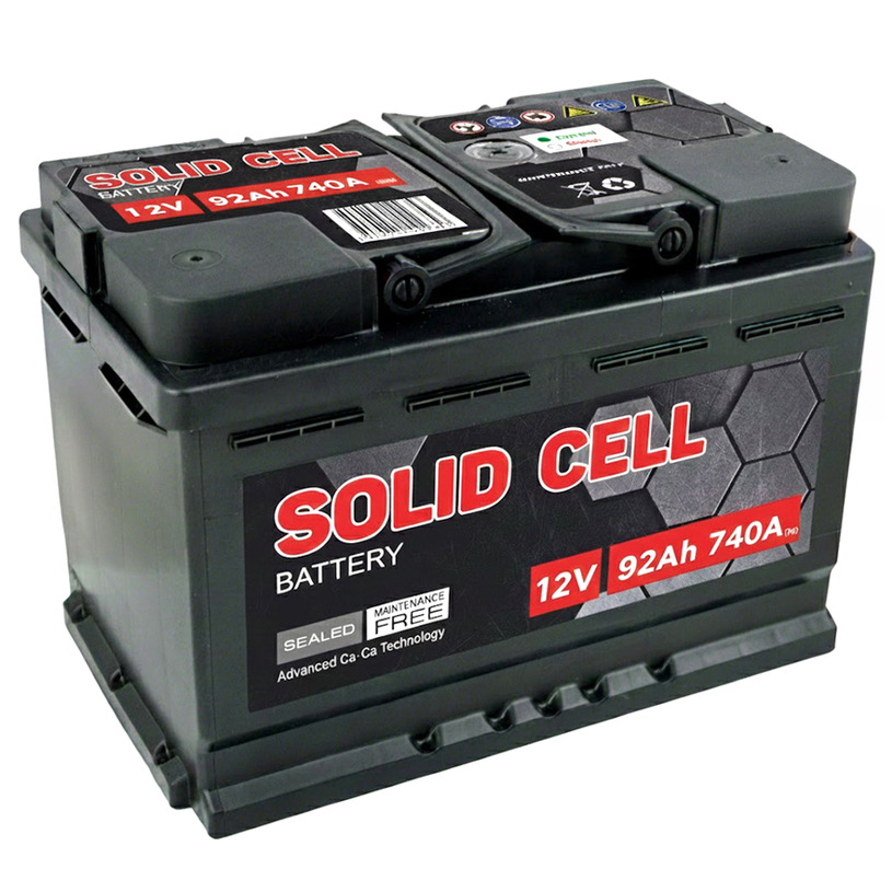 АКУМУЛАТОР SOLID CELL 92AH 740A АКУМУЛАТОР SOLID CELL 92AH 740A