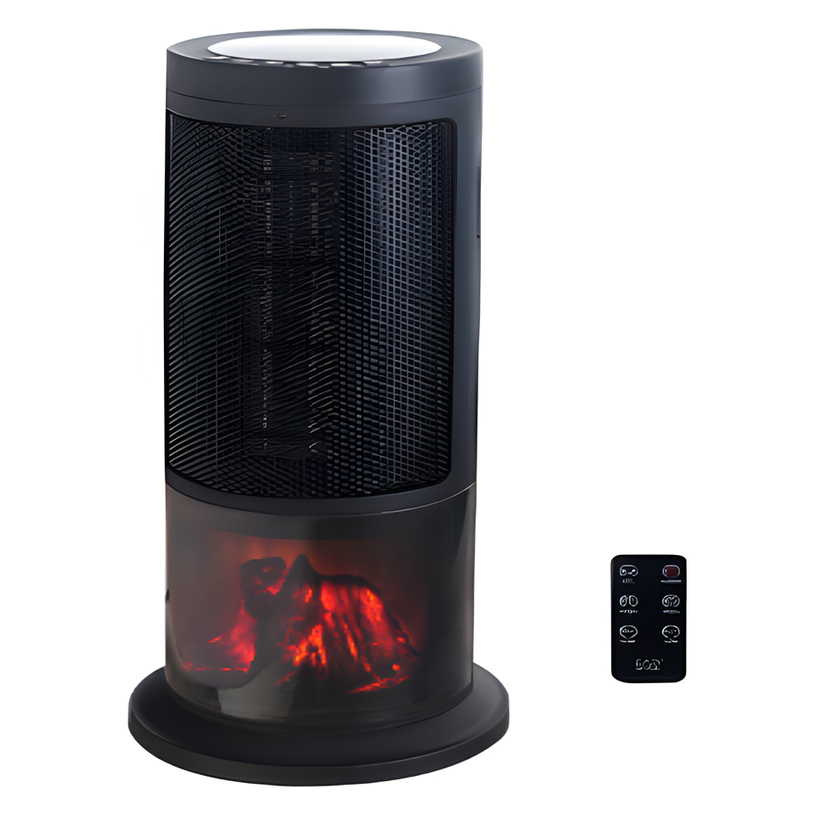 Ел. печка кула 1800w с пламък Ел. печка кула 1800w с пламък
