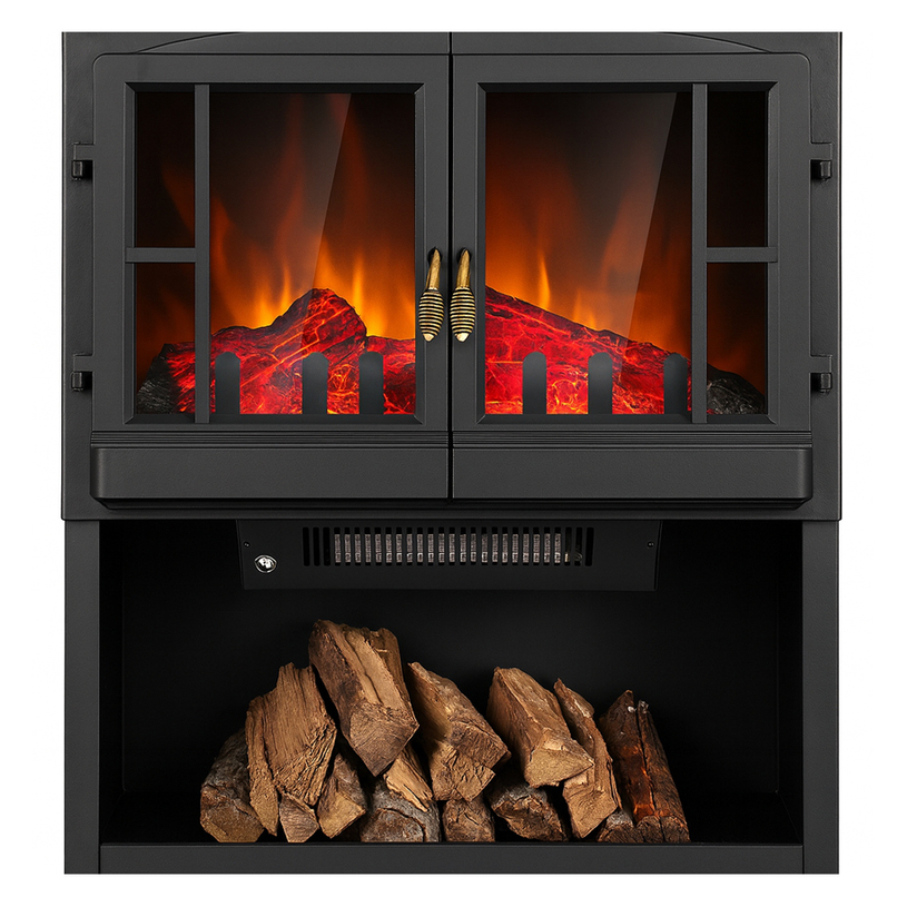 Ел. печка VILAGE 2000w с пламък Ел. печка VILAGE 2000w с пламък