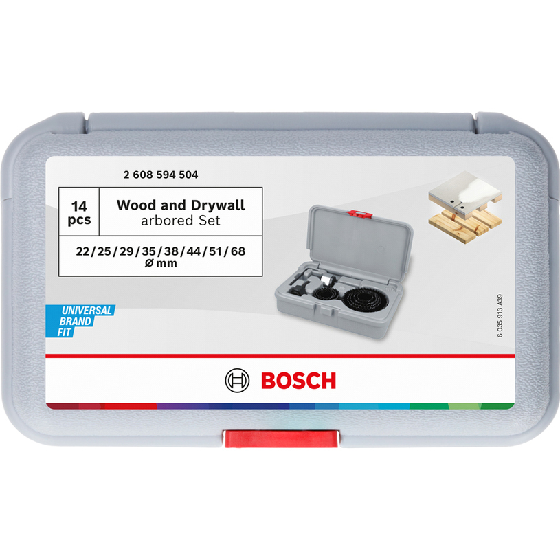 BOSCH К-КТ БОРКОРОНИ WOOD & DRYWALL BOSCH К-КТ БОРКОРОНИ WOOD & DRYWALL