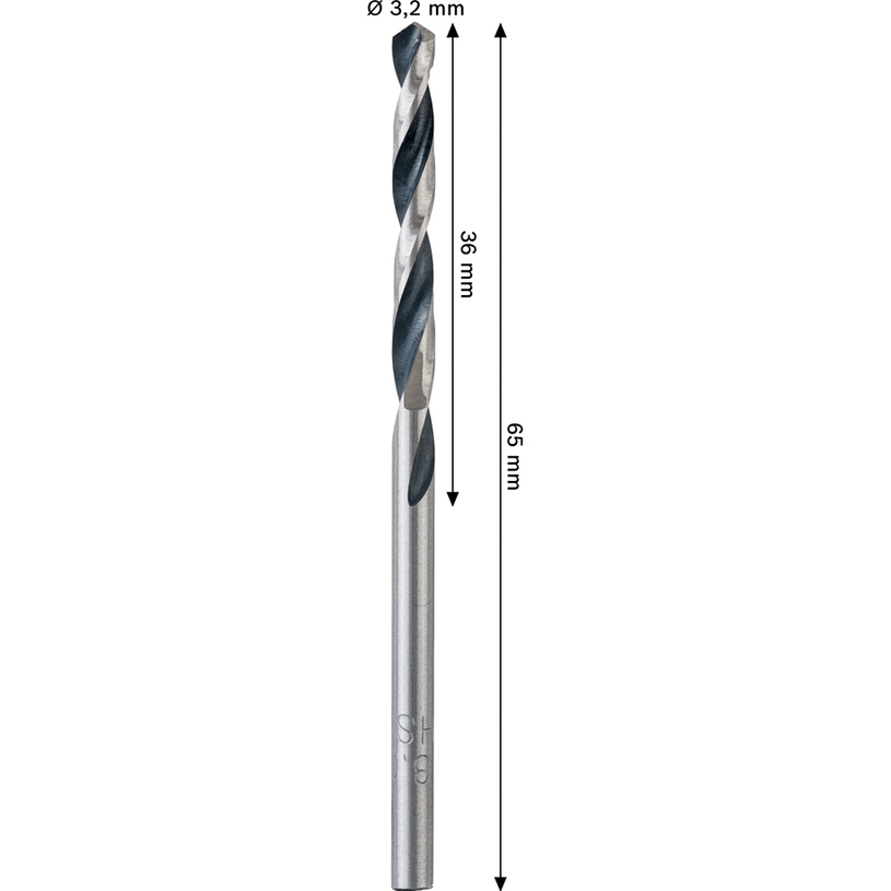 BOSCH СВРЕДЛО ЗА МЕТАЛ 2 БР.3.2x36x65 ММ BOSCH СВРЕДЛО ЗА МЕТАЛ 2 БР.3.2x36x65 ММ