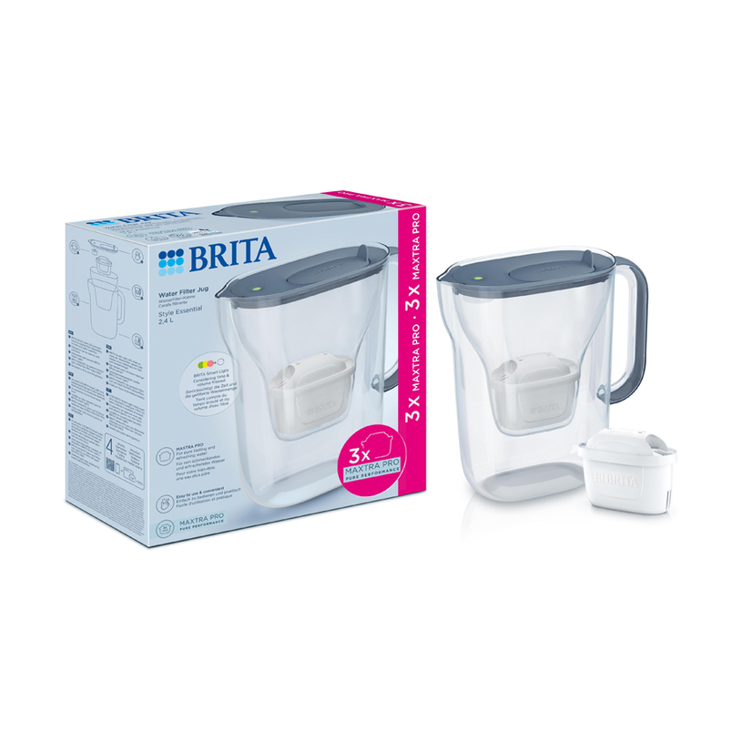 КАНА BRITA STYLE ESSENTIAL 2.4 L 3 ФИЛТ. КАНА BRITA STYLE ESSENTIAL 2.4 L 3 ФИЛТ.