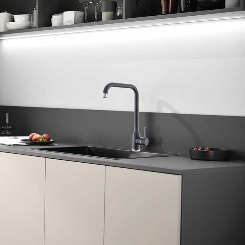 СМЕСИТЕЛ ЗА КУХНЯ 7107005 СИВ СМЕСИТЕЛ ЗА КУХНЯ 7107005 СИВ