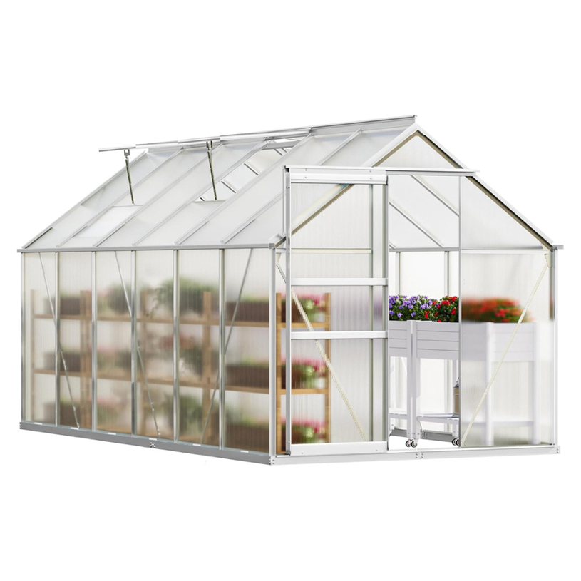 #Поликарбонатна оранжерия 380x190x195cm #Поликарбонатна оранжерия 380x190x195cm