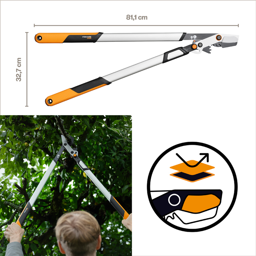 FISKARS НОЖИЦА ЗА КЛОНИ DualAction HSX96 FISKARS НОЖИЦА ЗА КЛОНИ DualAction HSX96