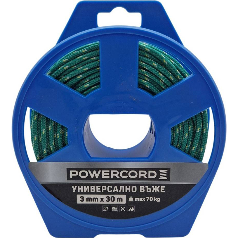 УНИВЕРСАЛНО ВЪЖЕ 3.0Х30М МАКАРА ЗЕЛЕНО УНИВЕРСАЛНО ВЪЖЕ 3.0Х30М МАКАРА ЗЕЛЕНО