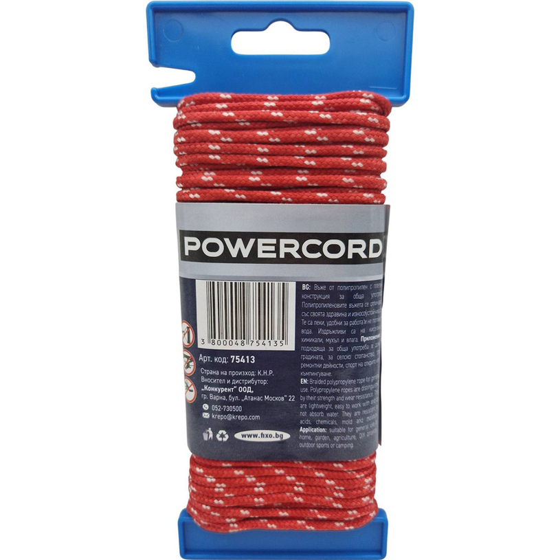 УНИВЕРСАЛНО ВЪЖЕ 3.0Х20М ДЪРЖАЧ ЧЕРВЕНО УНИВЕРСАЛНО ВЪЖЕ 3.0Х20М ДЪРЖАЧ ЧЕРВЕНО