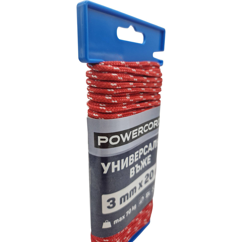 УНИВЕРСАЛНО ВЪЖЕ 3.0Х20М ДЪРЖАЧ ЧЕРВЕНО УНИВЕРСАЛНО ВЪЖЕ 3.0Х20М ДЪРЖАЧ ЧЕРВЕНО