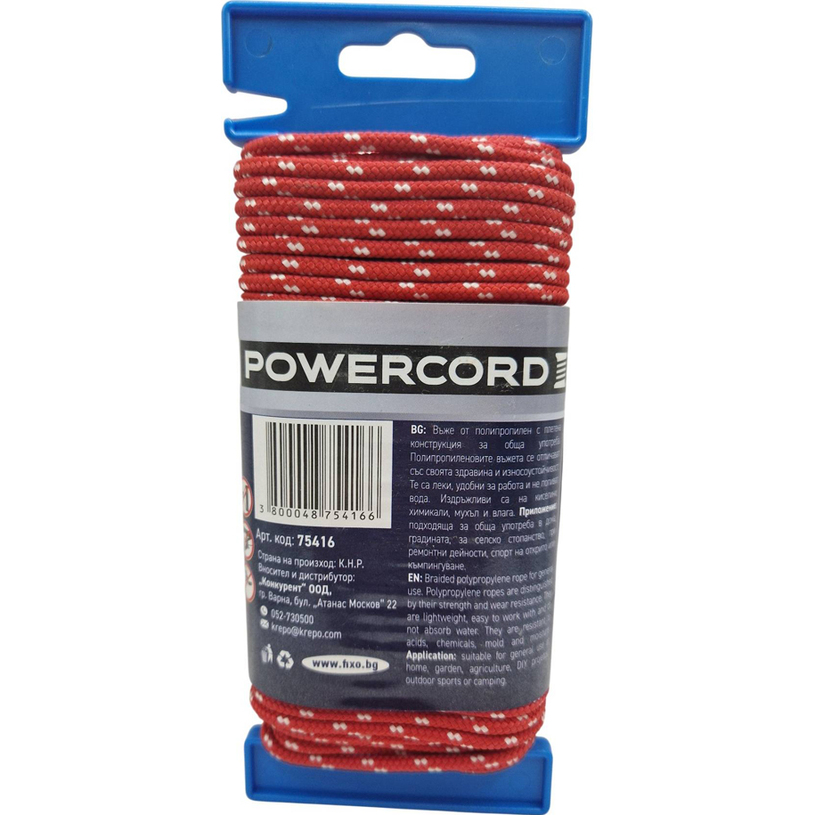 УНИВЕРСАЛНО ВЪЖЕ 4.0Х20М ДЪРЖАЧ ЧЕРВЕНО УНИВЕРСАЛНО ВЪЖЕ 4.0Х20М ДЪРЖАЧ ЧЕРВЕНО