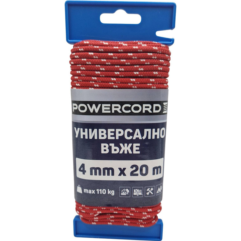 УНИВЕРСАЛНО ВЪЖЕ 4.0Х20М ДЪРЖАЧ ЧЕРВЕНО УНИВЕРСАЛНО ВЪЖЕ 4.0Х20М ДЪРЖАЧ ЧЕРВЕНО