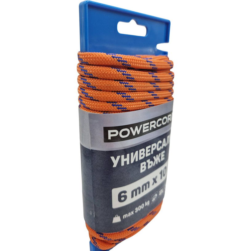 УНИВЕРСАЛНО ВЪЖЕ 6.0Х10М ДЪРЖАЧ ОРАНЖЕВО УНИВЕРСАЛНО ВЪЖЕ 6.0Х10М ДЪРЖАЧ ОРАНЖЕВО