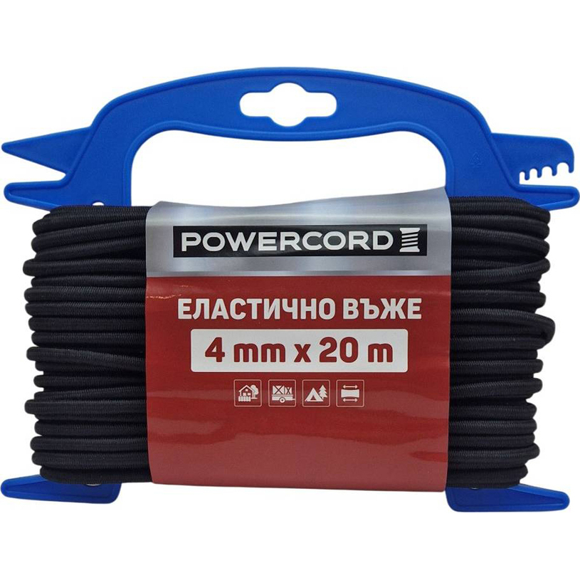 ЕЛАСТИЧНО ВЪЖЕ 4.0ММХ20М ЧЕРНО ЕЛАСТИЧНО ВЪЖЕ 4.0ММХ20М ЧЕРНО