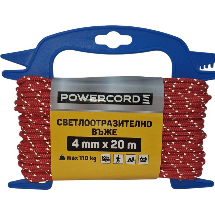 СВЕТЛООТРАЗИТЕЛНО ВЪЖЕ 4.0Х20М ЧЕРВЕНО СВЕТЛООТРАЗИТЕЛНО ВЪЖЕ 4.0Х20М ЧЕРВЕНО