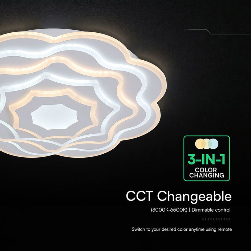 LED ПЛАФОН 100W ДУ БЯЛ 84050 V-TAC^^ LED ПЛАФОН 100W ДУ БЯЛ 84050 V-TAC^^