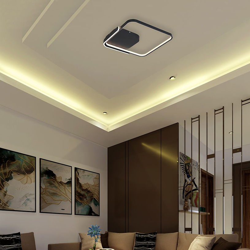 LED ПЛАФОН 75W ДУ ЧЕРЕН КВАДРАТ V-TAC LED ПЛАФОН 75W ДУ ЧЕРЕН КВАДРАТ V-TAC
