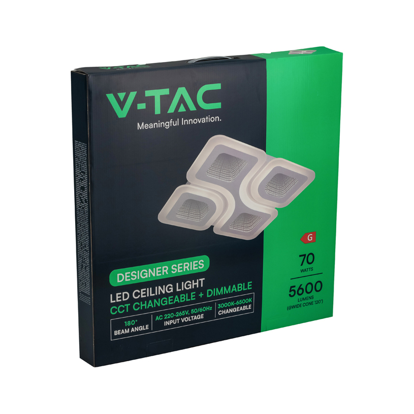 LED ПЛАФОН 70W ДУ БЯЛ 84035 V-TAC^ LED ПЛАФОН 70W ДУ БЯЛ 84035 V-TAC^