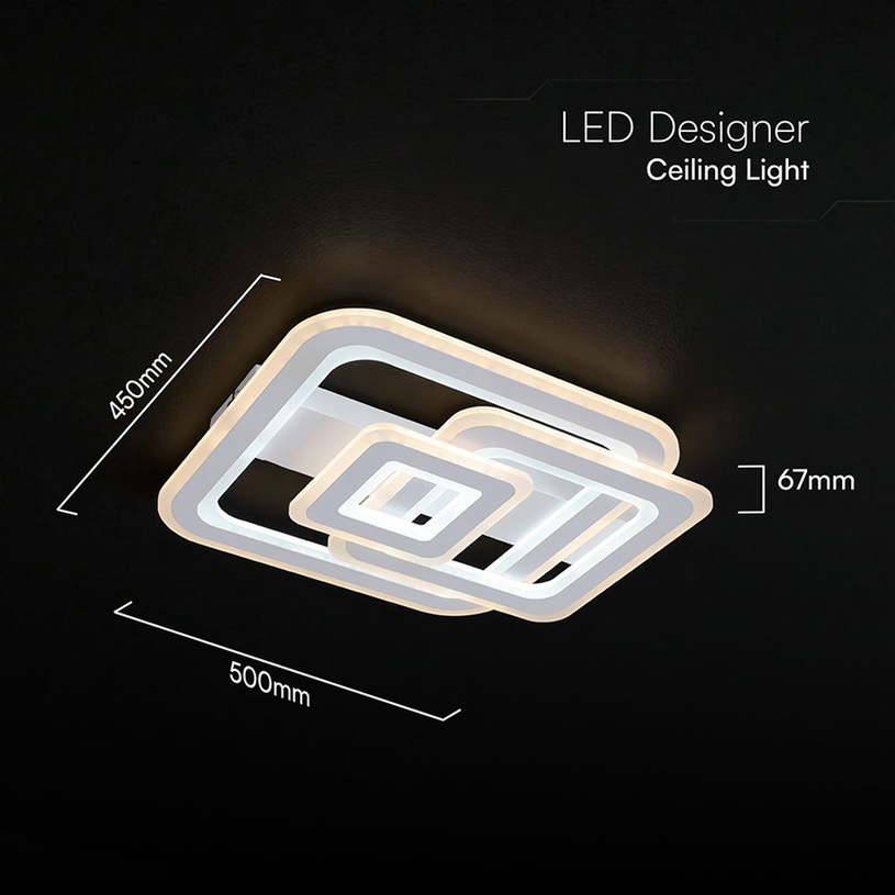 LED ПЛАФОН 80W ДУ БЯЛ 84040 V-TAC^ LED ПЛАФОН 80W ДУ БЯЛ 84040 V-TAC^