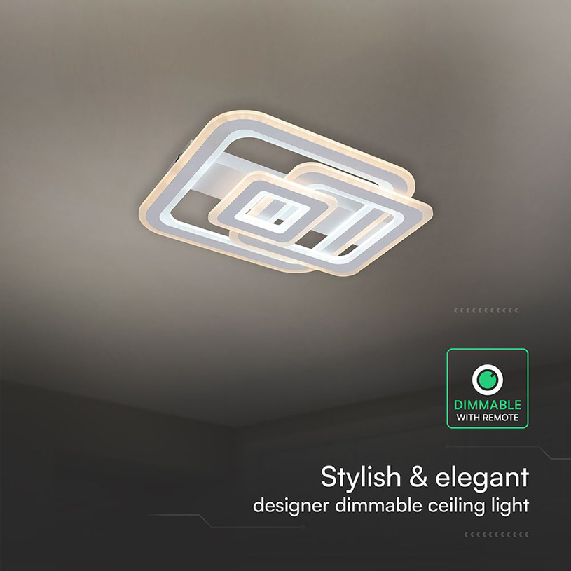 LED ПЛАФОН 80W ДУ БЯЛ 84040 V-TAC^ LED ПЛАФОН 80W ДУ БЯЛ 84040 V-TAC^