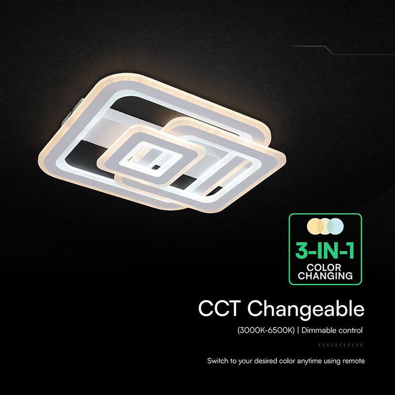 LED ПЛАФОН 80W ДУ БЯЛ 84040 V-TAC^ LED ПЛАФОН 80W ДУ БЯЛ 84040 V-TAC^