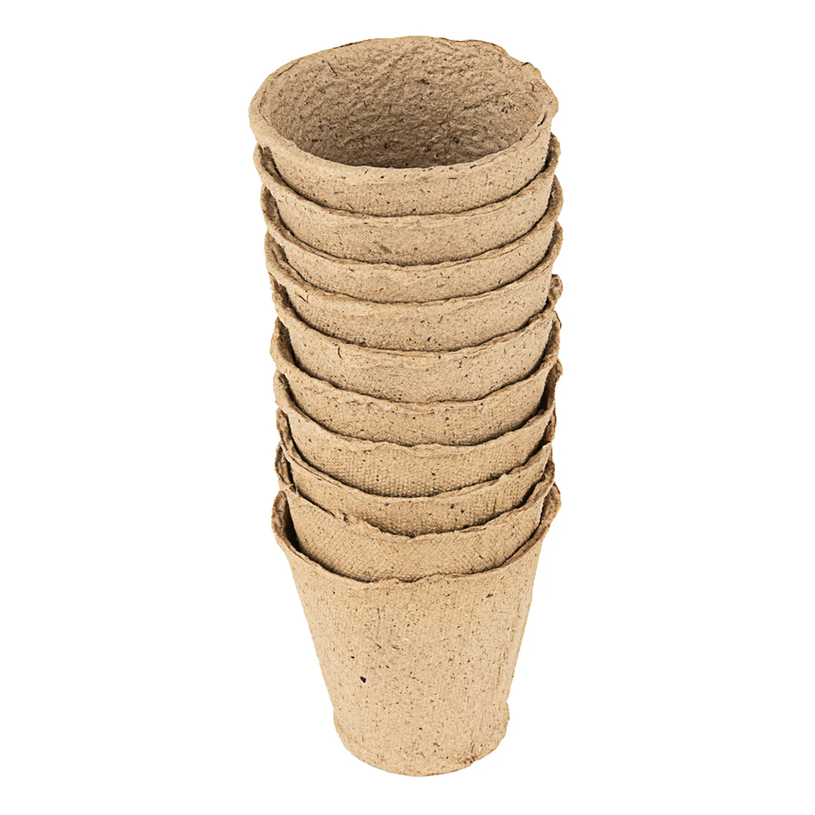 САКСИИ ЗА РАЗСАД 10X10CM 10БР САКСИИ ЗА РАЗСАД 10X10CM 10БР