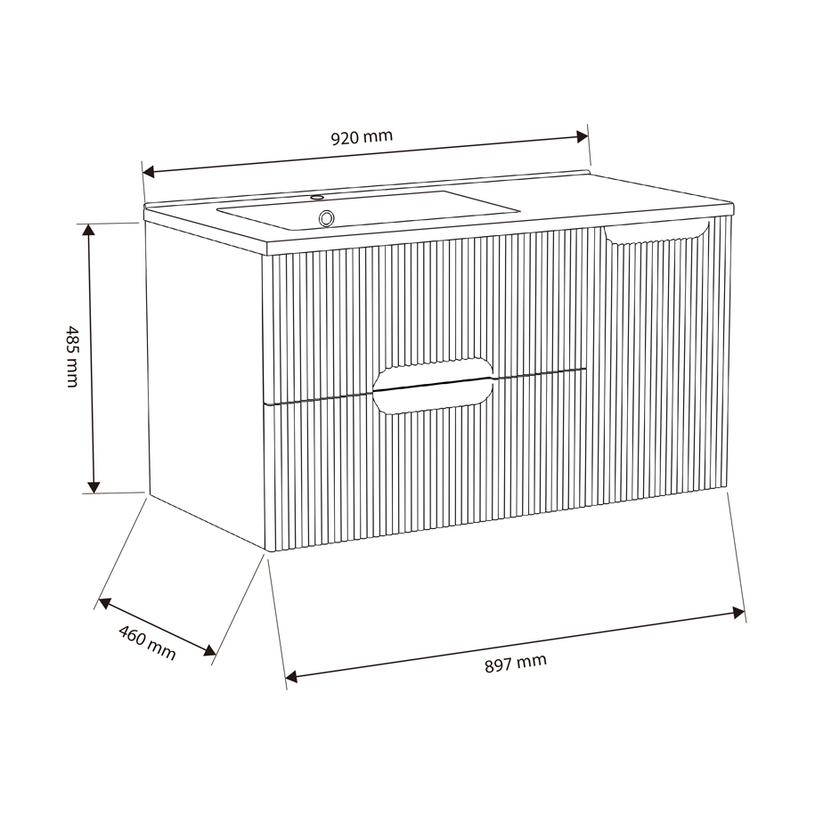 ШКАФ ЗА БАНЯ 9246 + УМИВ. 9066 ШКАФ ЗА БАНЯ 9246 + УМИВ. 9066