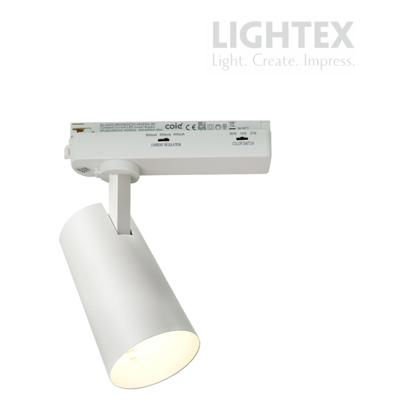 LED СПОТ ЗА РЕЛСА CCT БЯЛ TRON LIGHTEX LED СПОТ ЗА РЕЛСА CCT БЯЛ TRON LIGHTEX