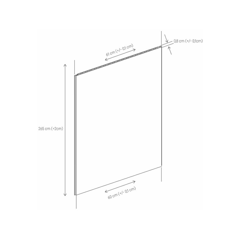MPC XL ПАНЕЛ ROSE COPPER 265X60X0.8 MPC XL ПАНЕЛ ROSE COPPER 265X60X0.8