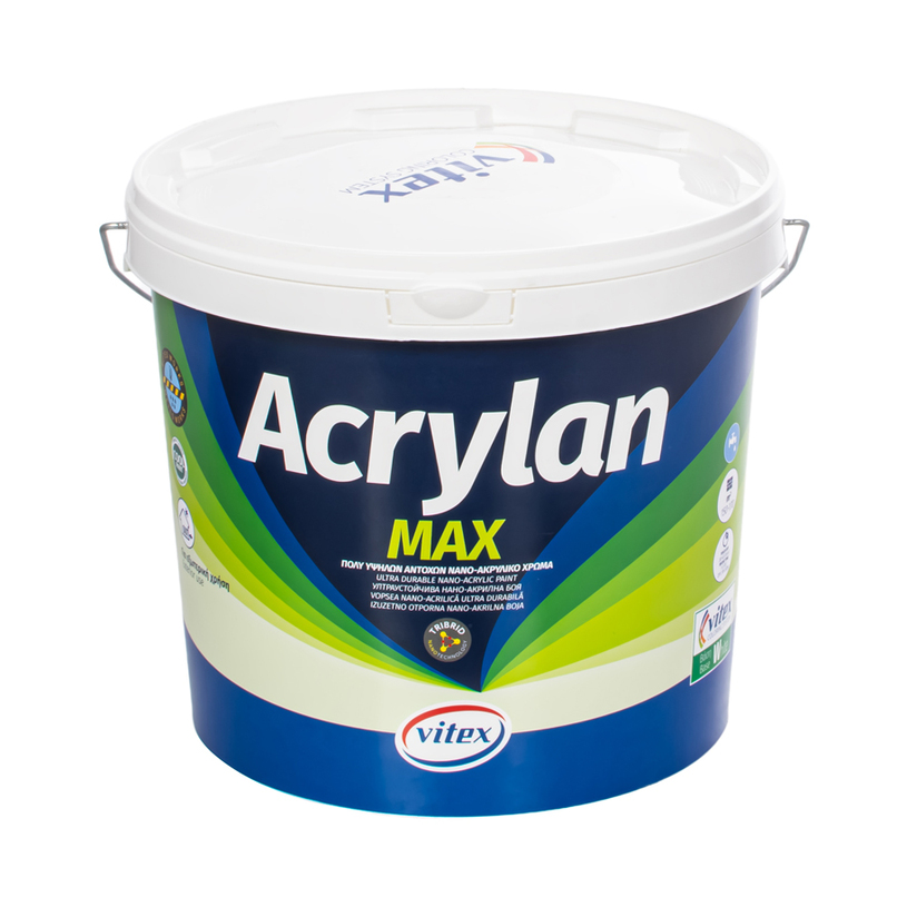 ACRYLAN MAX НАНО БОЯ БАЗА W 9.8 L ACRYLAN MAX НАНО БОЯ БАЗА W 9.8 L
