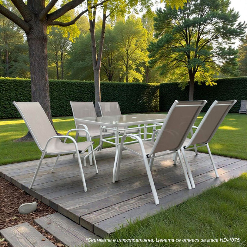 ГРАДИНСКА МАСА СТОМАНА 150х90х70 WH ГРАДИНСКА МАСА СТОМАНА 150х90х70 WH