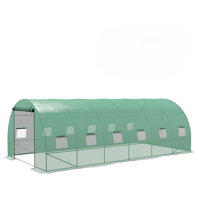 ОРАНЖЕРИЯ 600Х300Х200CM 1 ВРАТА, 2ОТВОРА ОРАНЖЕРИЯ 600Х300Х200CM 1 ВРАТА, 2ОТВОРА