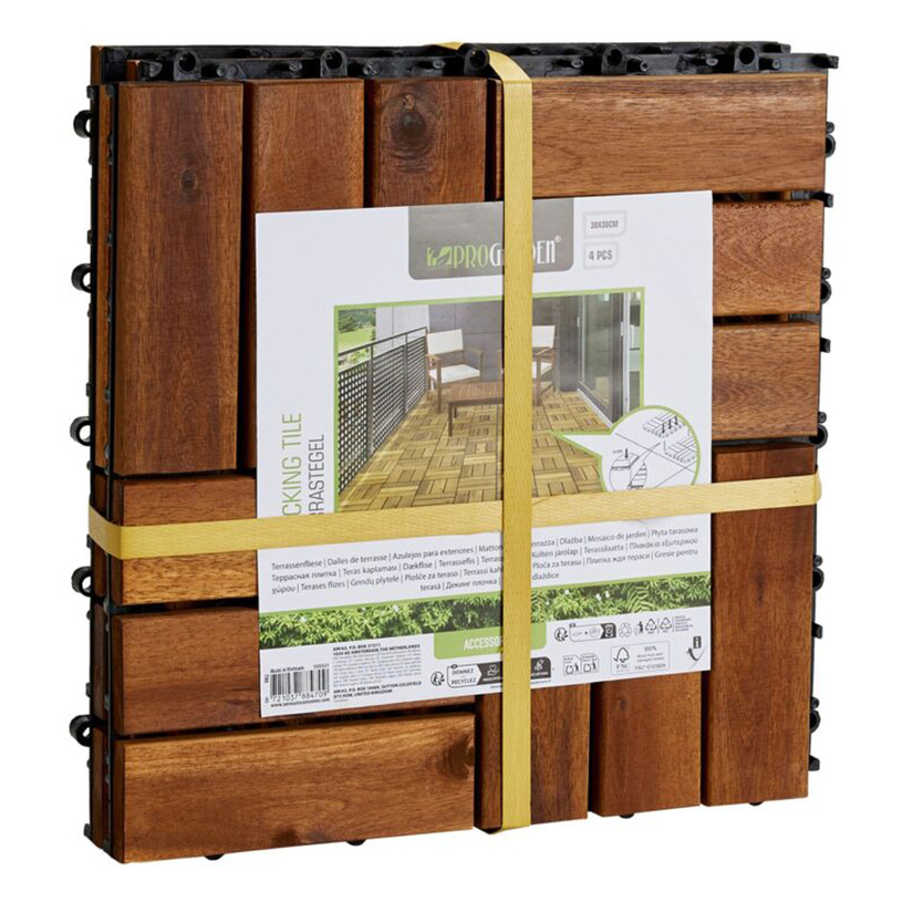 ДЕКИНГ ПЛОЧКА WPC 30x30x2.2cm VN2000110 ДЕКИНГ ПЛОЧКА WPC 30x30x2.2cm VN2000110